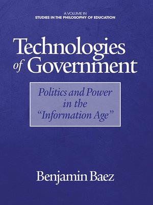 cover image of Technologies of Government